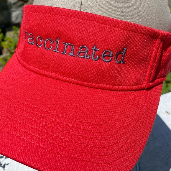 Vaccinated moisture wicking visor - Picture 5 of 6